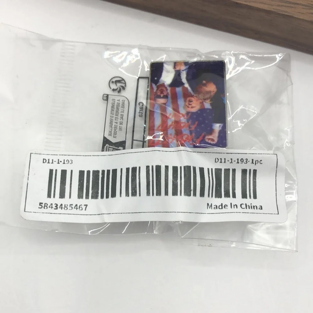 3/$25 Fight, Fight, Fight Donald J. Trump Unisex Political Pin